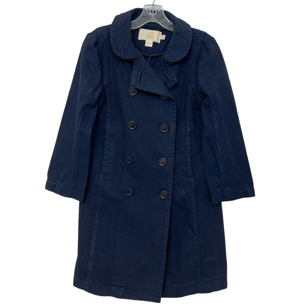 J. Crew Classic Twill Chino double breasted women's jacket size 0 - Picture 3 of 8